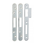 Jeu de gâches plates 20 mm bouts ronds (3 pênes rectangulaires)