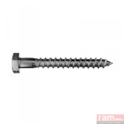 Boite de 35 tirefonds acier zingué 8x80 - 92922