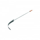 Tisonnier four à bois acier racloir de cendres 35cm manche 140cm brixo