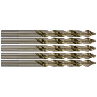 Foret métaux TSP taillé meulé HSS - Affûtage étagé - L. 109 Ø 7,5 mm - boîte de 5 unités - TIVOLY - 11457060750