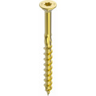 Boite 100 vis heco topix - filetage partiel - zingué jaune - tête fraisée torx - ø8x140 - 33404