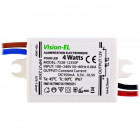 Transformateur 12 volt - 220 volt led 4 watt Etanche