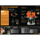 Défonceuse TRITON JOF001 plongeante compacte de précision 1010 W TS-925837