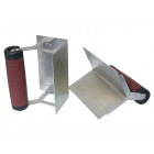 Lot de 2 truelles d'angle poignée caoutchoutée 120 mm SILVERLINE 589705