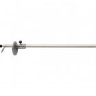 Trusquin à tracer à règle ronde, Plage de mesure : 300 mm, Ø de la règle 12 mm, Lecture 0,1 mm