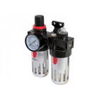 Filtre régulateur lubrificateur SILVERLINE pour air comprimé - 150 ml - 245014