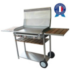 Couvercle inox Sevilia TSMP pour 2 feux - C032