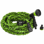 Tuyau extensible vert  22m + pistolet vert