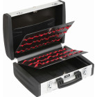 Valise aluminium lisse SAM OUTILLAGE double plateaux - TVU-4