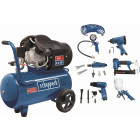 Compresseur d'air SCHEPPACH HC55DC 2 cylindres - 50L 2200W 3HP 10 bars - 5906101904
