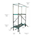 Echafaudage special jardin 3.5 m, ESCV18041