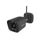 Caméra wifi extérieur avec spots et sirène - v5p noir