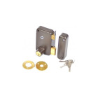 Vachette - serrure monopoint en applique avec cylindre v5 verticale à fouillot droite