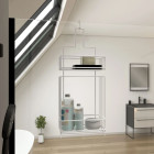 Valet Blanc suspendu 50x20x10 - LOU Aurlane - 701056