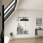 Valet Chrome suspendu 50x20x10 - ELI Aurlane - 701055