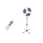 Ventilateur programmable sur pied avec télécommande       blanc