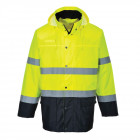 Veste de pluie haute visibilité portwest bicolore - Taille au choix