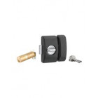 Verrou universel à bouton thirard cylindre languette hg5 + 3 clés - noir - 00080473