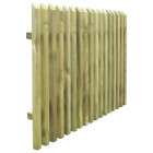  Porte de jardin en piquets bois de pin imprégné 100x75 cm