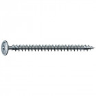 Vis à tête disque wirox filetage totall torx zingué blanc ø 6 mm, longueur 80 mm, boîte de 100 pièces