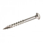Vis acier inox pour trous borgnes, tête à rondelle, pas gros - 100 vis, N° 8 x 1-1/4"