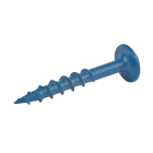 Vis Blue-Kote™ pour trous borgnes, tête à rondelle, pas gros - 1 200 vis, N° 8 x 1-1/4"