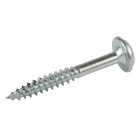 Vis zinc pour trous borgnes, tête à rondelle, pas fin - 1 200 vis, N° 7 x 1-1/4" Vis zinc pour trous borgnes, tête à rondelle, pas fin - 1 200 vis, N° 7 x 1-1/4"