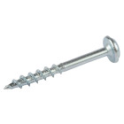 Vis zinc pour trous borgnes, tête à rondelle, pas gros - 1 200 vis, N° 8 x 1-1/2"