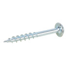 Vis zinc pour trous borgnes, tête à rondelle, pas gros - 250 vis, N° 8 x 1-1/2"