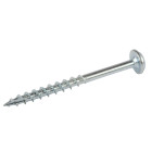 Vis zinc pour trous borgnes, tête à rondelle, pas gros - 50 vis, N° 8 x 2"