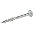 Vis zinc pour trous borgnes, tête à rondelle, pas gros - 500 vis, N° 8 x 1-1/2"