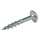 Vis zinc pour trous borgnes, tête à rondelle, pas gros - 500 vis, N° 8 x 1"