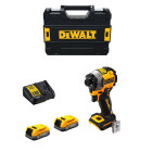 Visseuse à chocs dewalt dcf850e2t - 2 x 1,7 ah dcb115 tstak ii