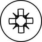 Vis HECO Topix-Plus tête fraisée PZ 5.0x30 Filetage total variable A3L - 500 pièces - 60831