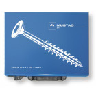 Coffret métallique assorti de vis panelvit tête fraisée tx mustad chromiting - mbpv001501910c8