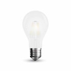 Ampoule LED 7W filament Givre Cover E27 300° A60 840LM A++ Mod. VT-2047 - Blanc Chaud 2700K