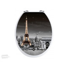 Wenko - 121191 - abattant wc paris 3d easy-close (descente facile)