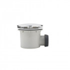 Wirquin - 203321 - bonde de douche tourbillon dome abs chromé ø90 mm