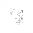 Wirquin -203635 - siphon réglable en hauteur et bondes à bouchon pour évier 2 bacs communicants