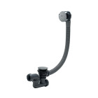 Wirquin 30720356 vidage baignoire à câble 700 mm commande et clapet recouvrant en abs chromé