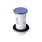 Wirquin - bonde de lavabo pour lavabo porcher fermeture à tirette