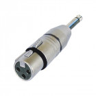 Xlr Femelle 3 Points Vers Jack 1/4" Mono