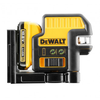 Dewalt - niveau laser croix + 5 points xr 10.8v 2ah li-ion faisceau vert - dce0825d1g