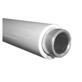 Barre d'appui lisse droite 450mm blanc (accessibilité pmr)
