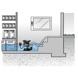 Pompe immergée pour eaux claires 13000l/h 550w Tp 13000 s