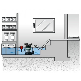 Pompe immergée pour eaux claires 1000w 3.4 bar - tdp 7501 s