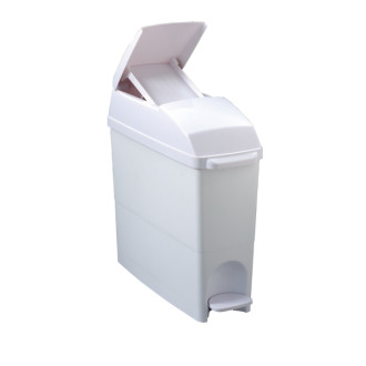 Poubelle à pédale pour hygiène féminine capacité 18 litres