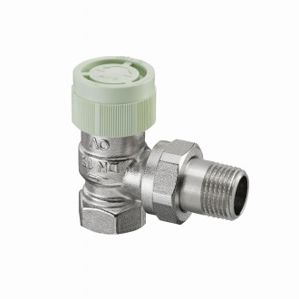 Robinet thermostatique OVENTROP RFV 9 DN 10, PN 10, modèle équerre - 1185003