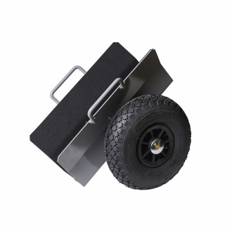 Rouleur porte panneaux 125 mm avec roues pneumatiques Rouleur porte panneaux 125 mm avec roues pneumatiques