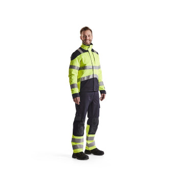 Pantalon multinormes inhérent Marine/Jaune-Fluo 14881512 - Taille au hoix